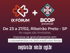 IX Fórum Regional e BCOP